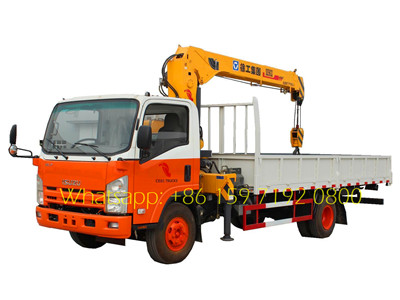 isuzu 5 t truck mounted crane