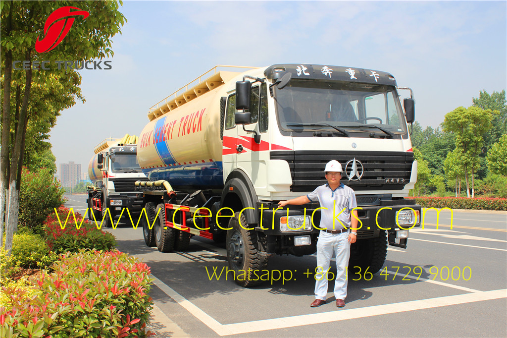 Beiben 10 wheel offroad bulk cement truck