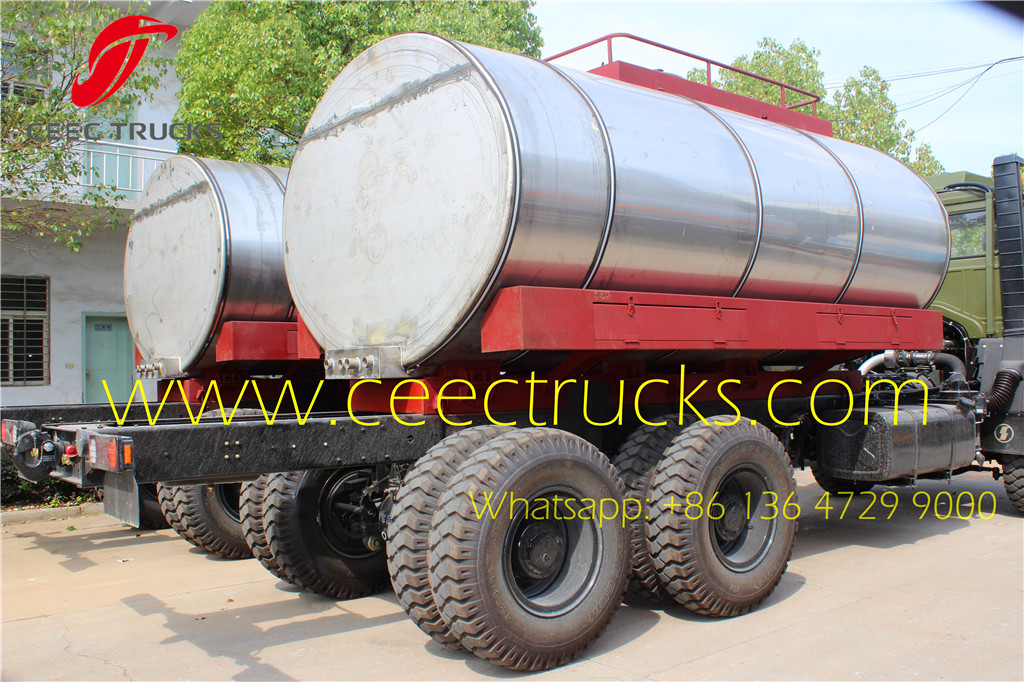 SHACMAN military fuel tanker trucks manufacturer