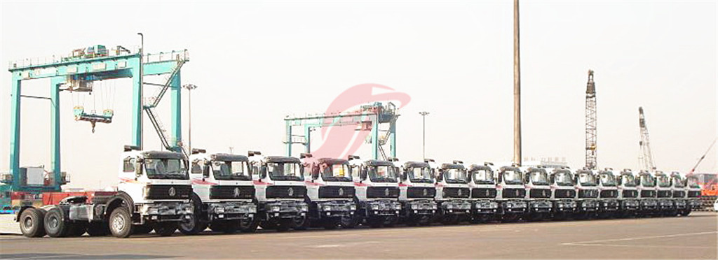 ceec предоставляет грузовики Beiben для доставки