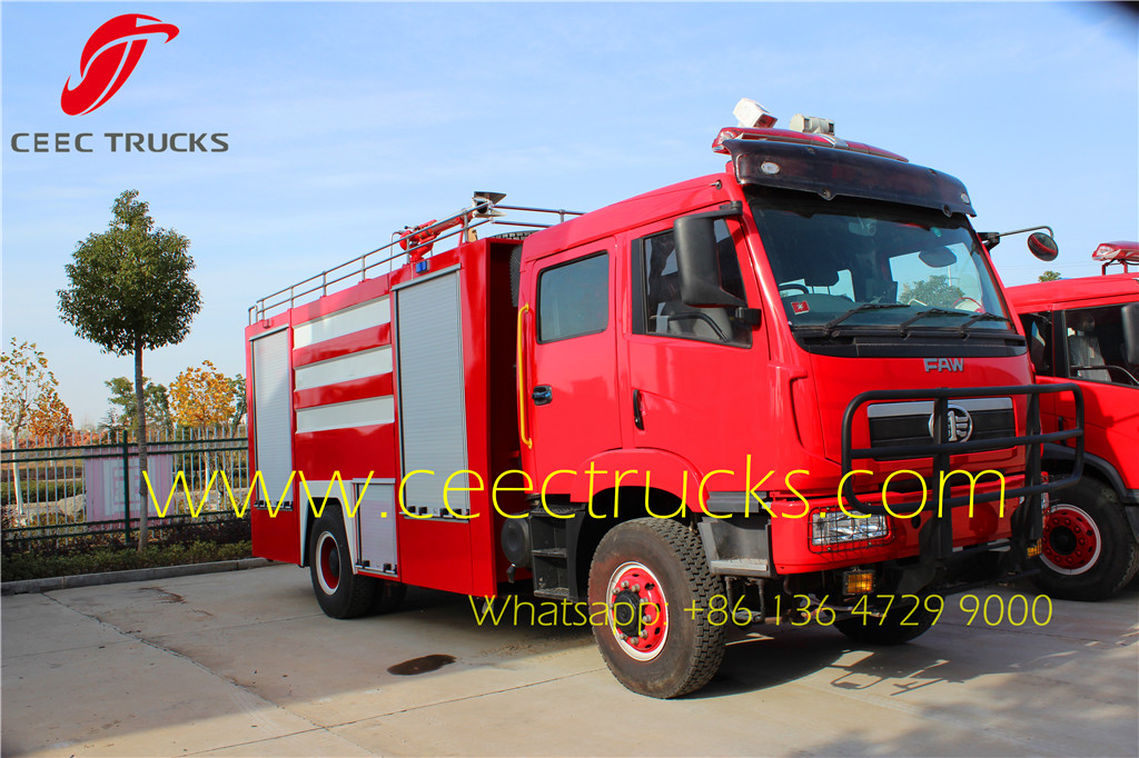 FAW fire trucks export Uganda