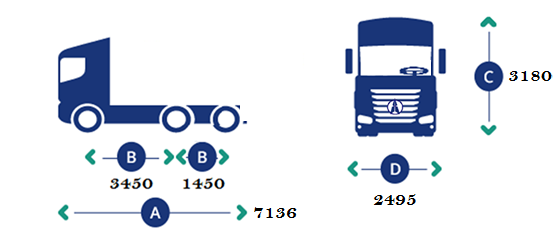 Beiben 2628 tractor trucks
