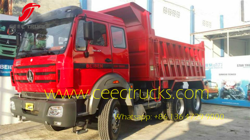 beiben 40 T dump truck export Ecuador