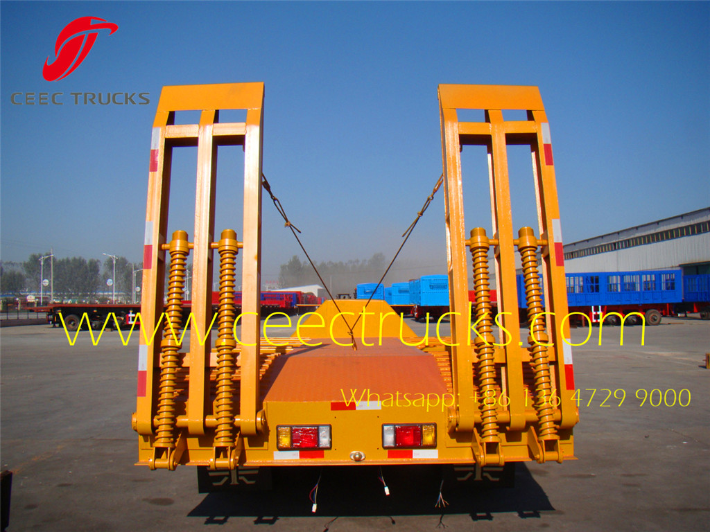 2-axle 30T lowbed semitrailers manufacturer supply