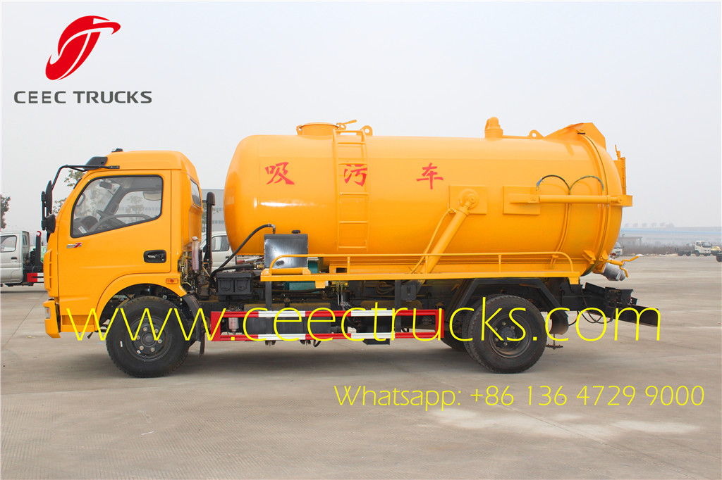 Dongfeng 6CBM vacuum trucks on sale