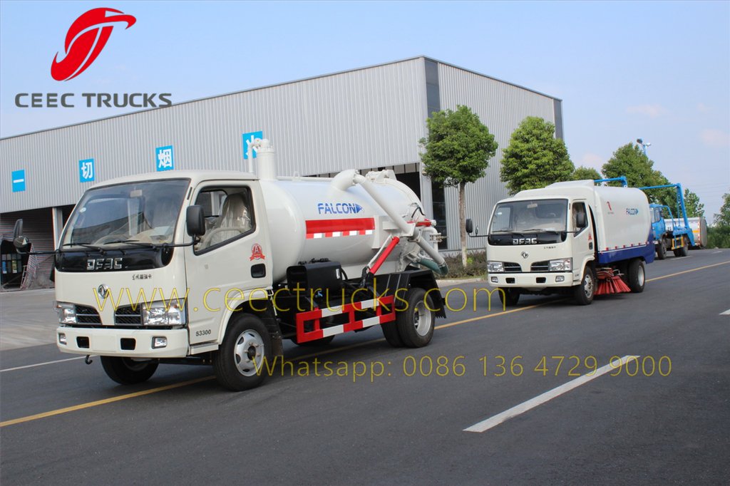 dongfeng sewage suction truck