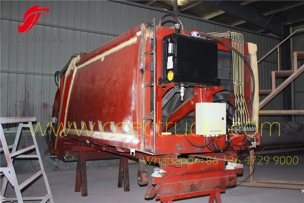 Phillippine 4CBM garbage compactor truck kits