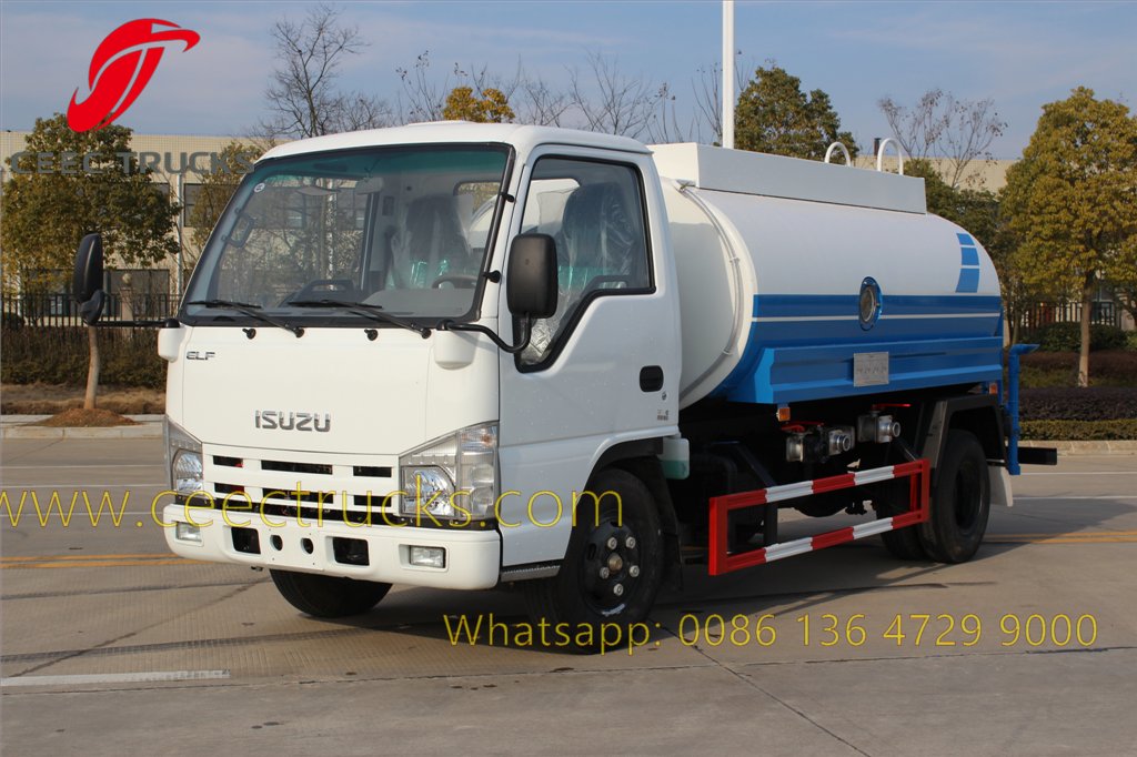 ISUZU water truck manufacturer 