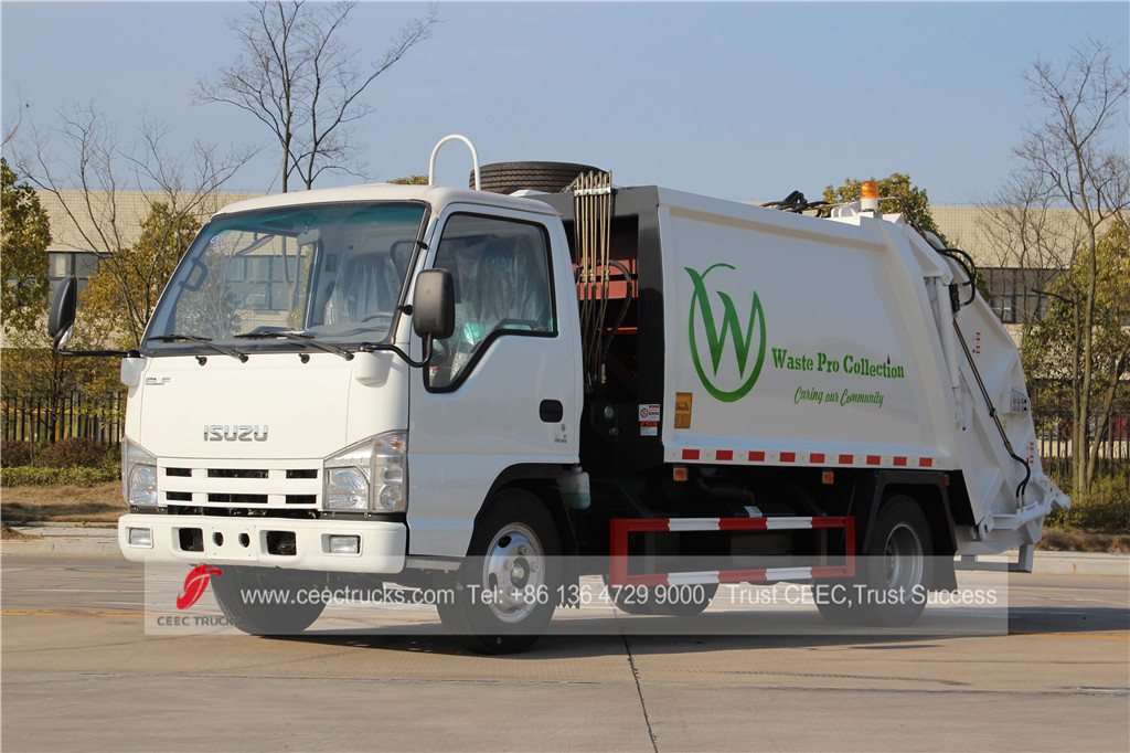 ISUZU 6CBM garbage compactor truck
