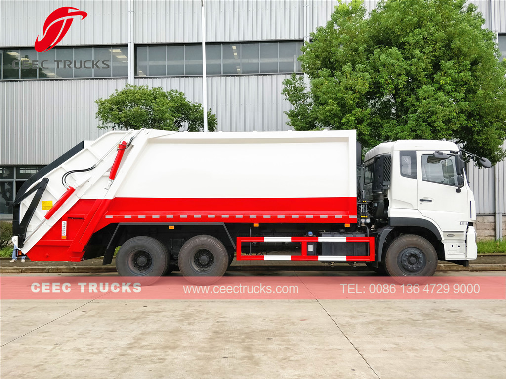 Dongfeng 20cbm heavy compactor trucks for China Government