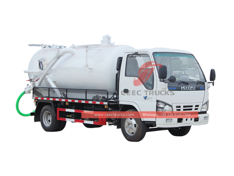 ISUZU 5000L Всасывающая машина для сточных вод