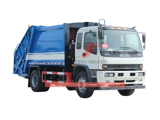 Японский мусоровоз ISUZU 16 CBM китайского производства.