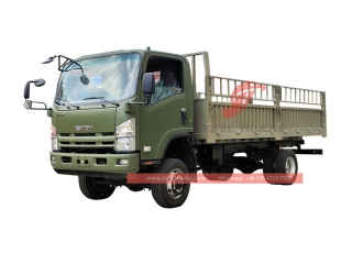 ISUZU 4×4 Военный грузовик с плоским кузовом китайского производства.