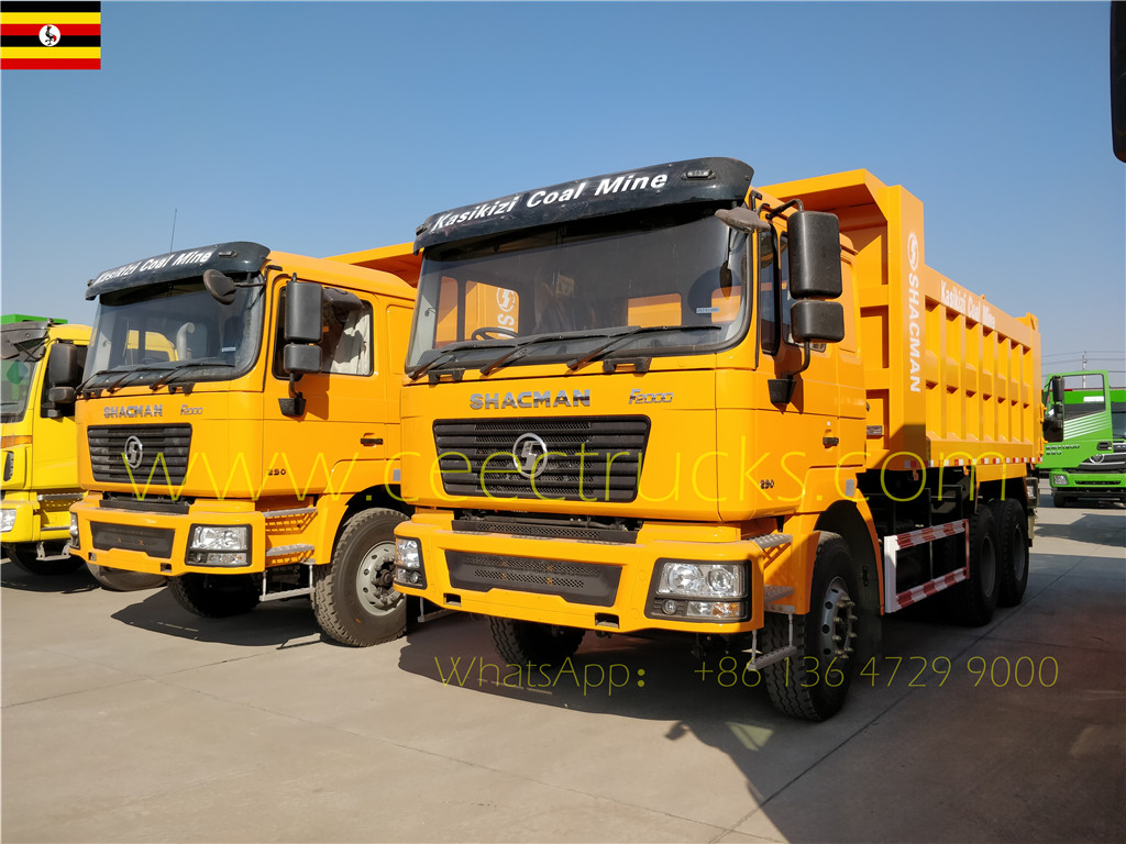 покупатель уганда купить 3 единицы грузовики самосвалы Shacman RHD