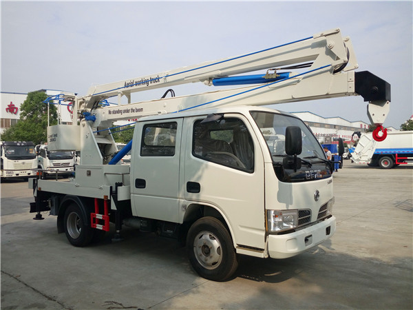 2016 модель isuzu двухместная кабина воздушный рабочий грузовик экспорт филиппина