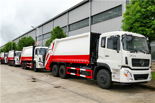 10 единиц тяжелого грузовика-компактора Dongfeng 20cbm для государственного экологического проекта