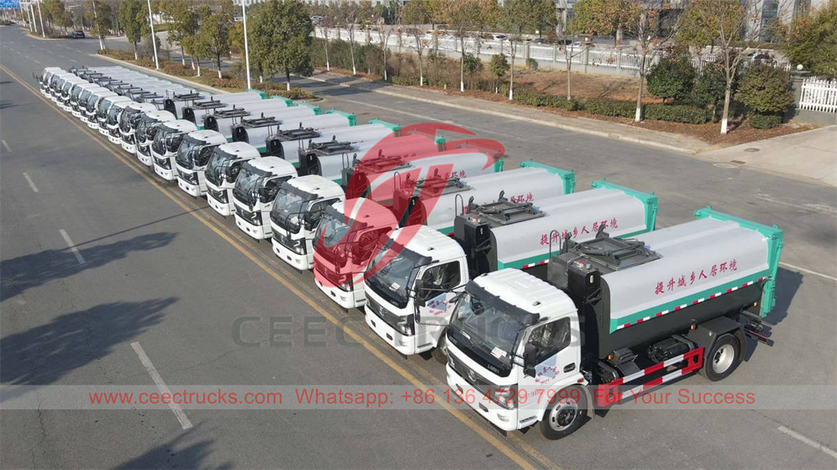 20 единиц мусоровозов Dongfeng доставлены в провинцию Шэньси

