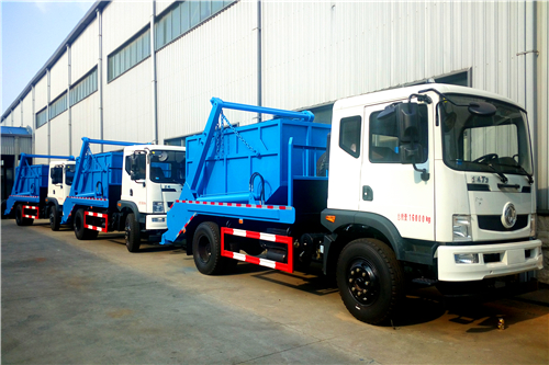 40 единиц грузовика с поворотным рычагом dongfeng 10cbm для проекта санитарии в Мьянме