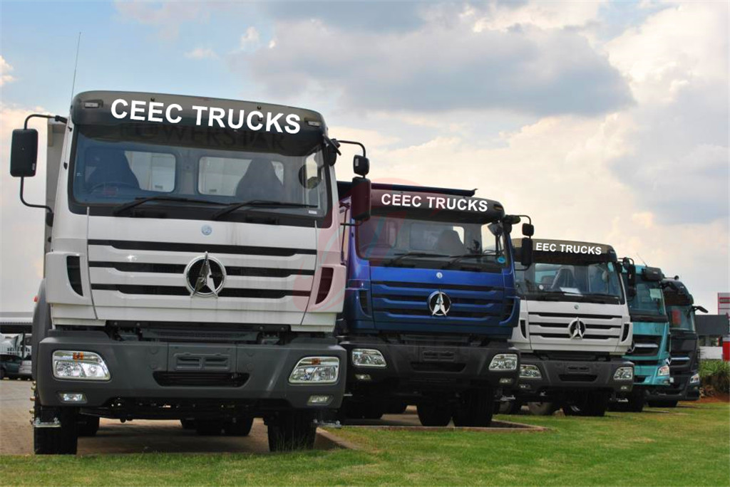 Beiben RHD Trucks in factory stock