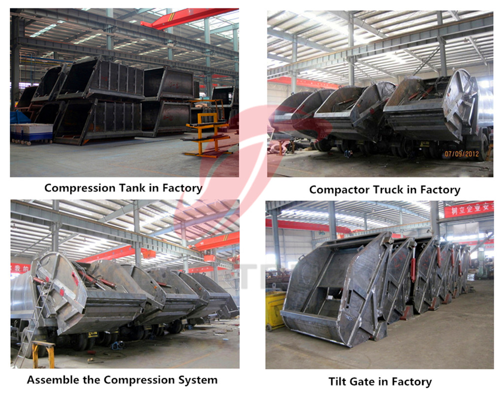 CEEC garbage compactor truck company plant