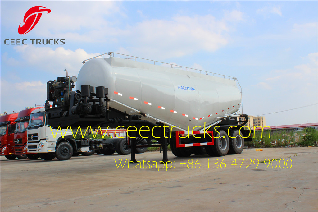 Export Ecuador cement tanker semitrailer