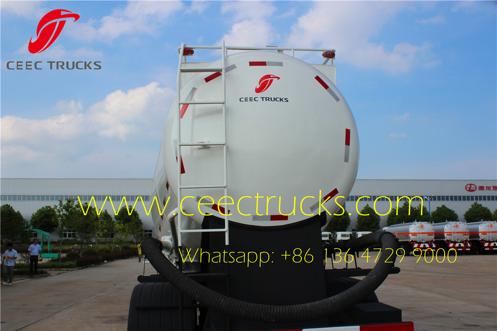 Export Ecuador cement tanker semitrailer