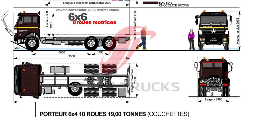 Beiben 2534 AWD Fuel Tanker Truck