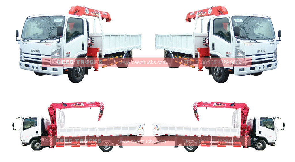 UNIC brand 5T mounted crane truck