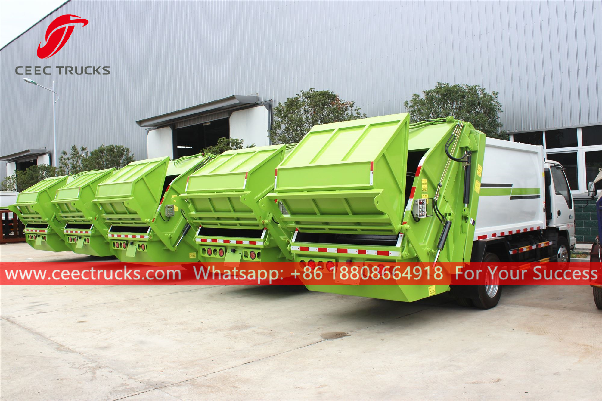 Refuse compactor vehicles for sale