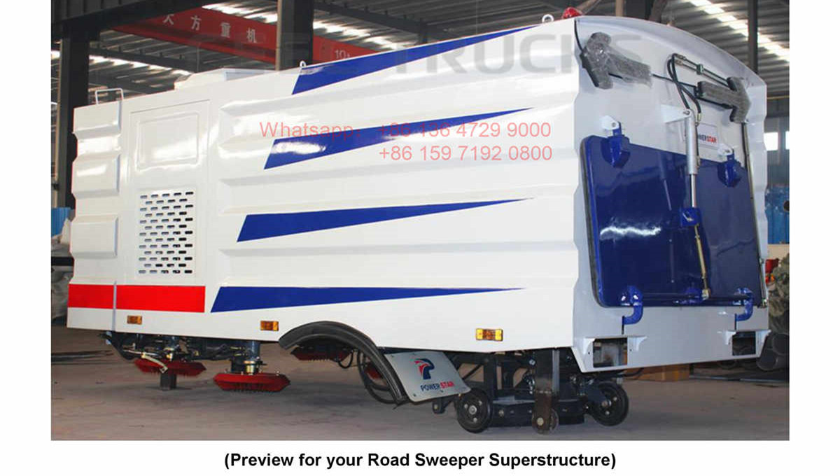 Saudi Arabia--5CBM road sweeper superstructure installation manual