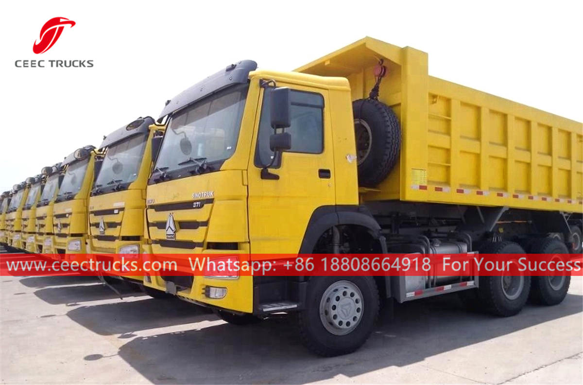 China HOWO tipper trucks / dump trucks for export