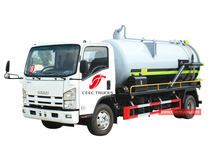 ISUZU 4×2 sewage suction truck