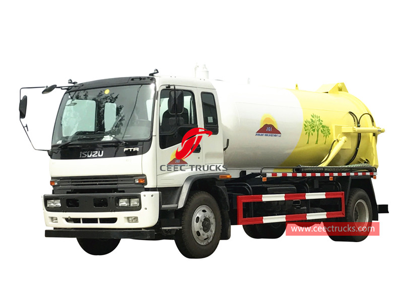 ISUZU FTR sewage suction truck