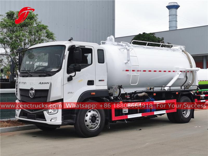 FOTON 10CBM sewage cleaning truck