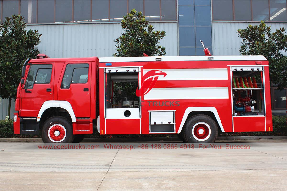 HOWO 6 wheeler fire lorry