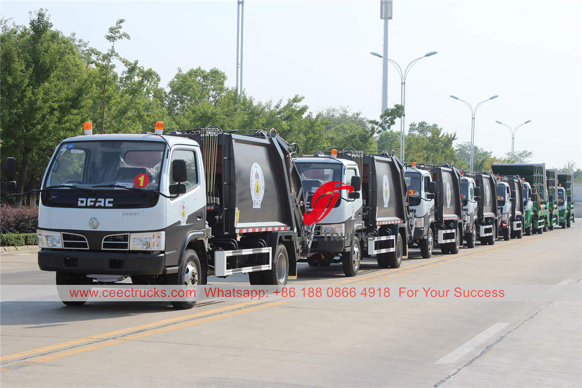 Dongfeng garbage compactor trucks