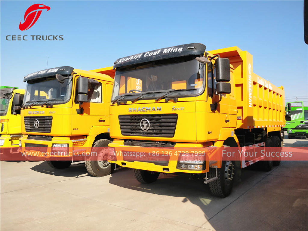 SHACMAN 6x4 dump trucks export to Africa