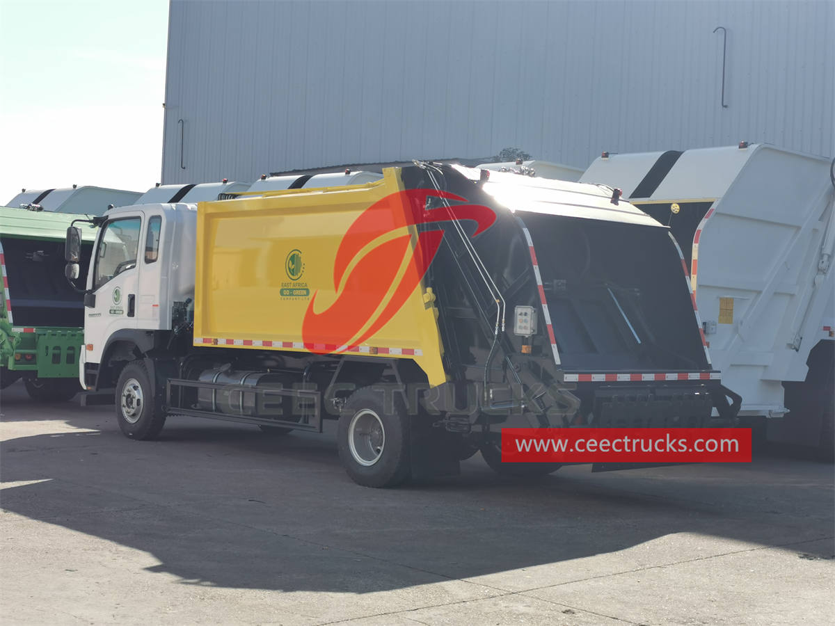 Высокопроизводительный мусоровоз HOWO будет доставлен от CEEC TRUCKS