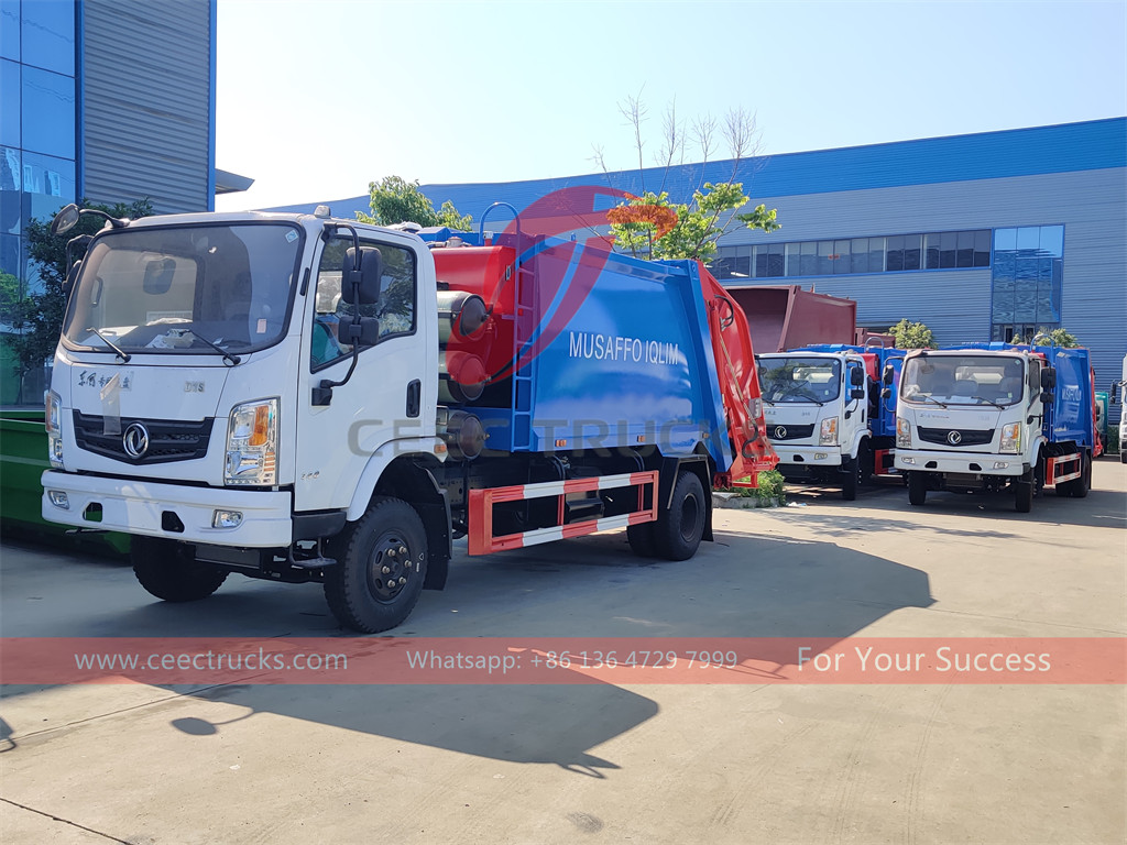 DONGFENG CNG 6cbm мусоровоз компактор экспорт