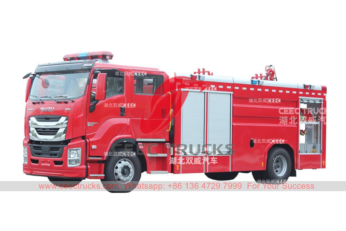 Продается новая пожарная машина ISUZU GIGA 380HP 8000 литров.