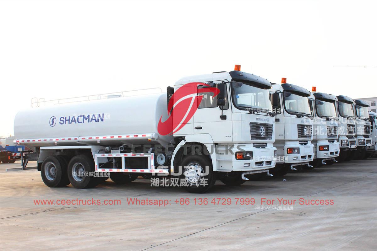 Китай Shacman 20000 литров автоцистерны для воды на продажу