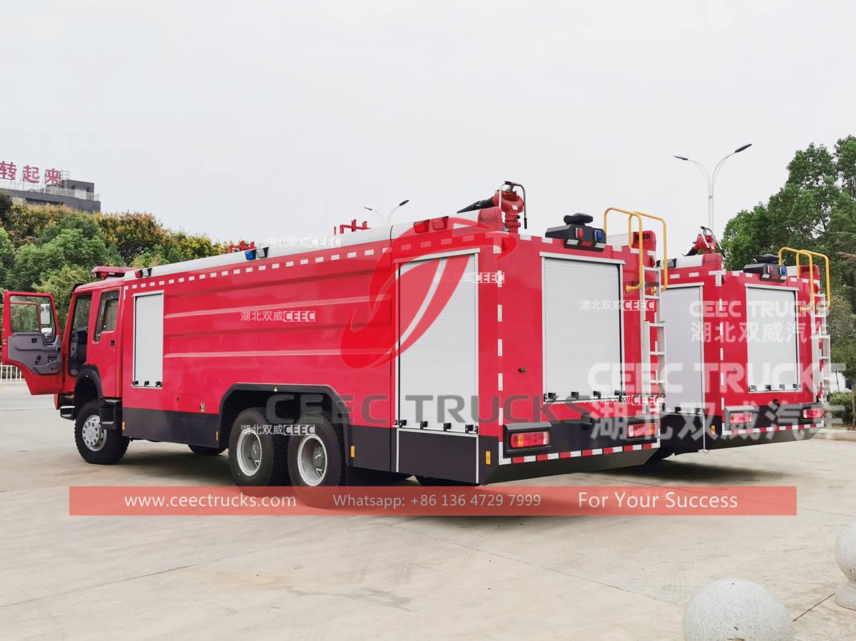 Продается новый полноприводный пожарно-спасательный тендер HOWO 6x6.