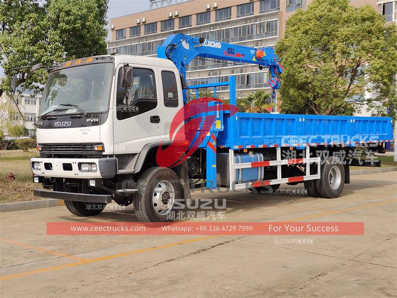 ISUZU FVR 4WD off-road truck mounted crane