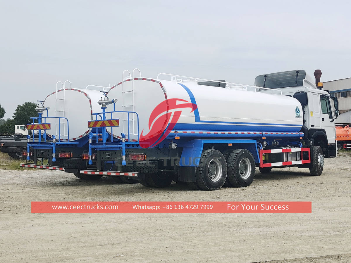 Горячая продажа грузовиков водного транспорта HOWO 6×4 для Африки