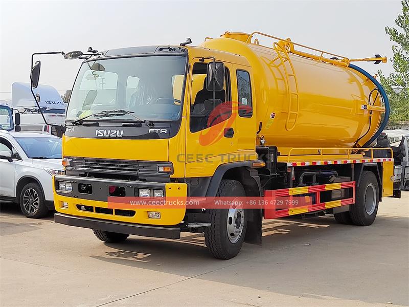 ISUZU 12cbm vacuum sewage truck