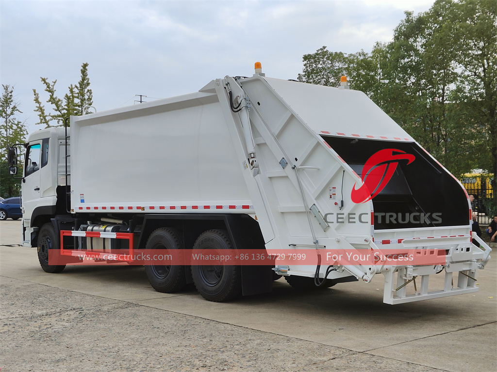 DONGFENG 420HP trash compactor truck 22cbm