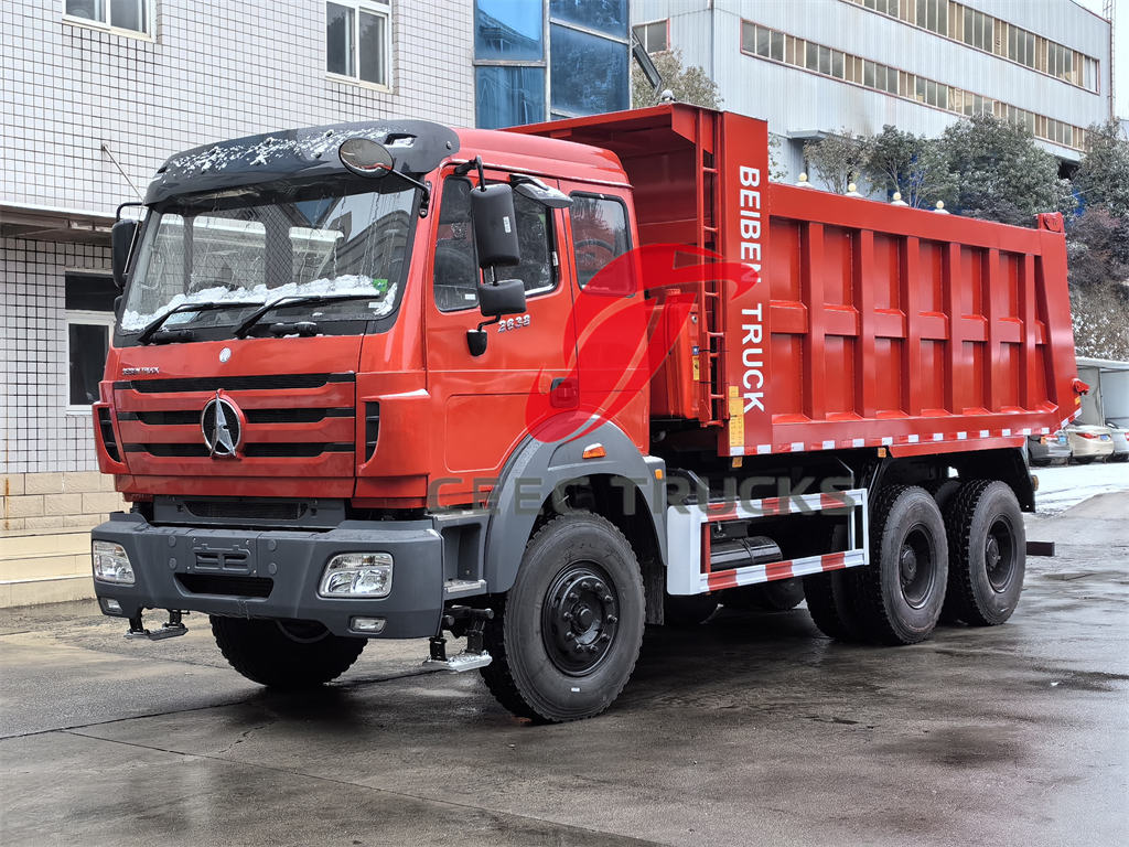 Beiben 2638 tipper trucks for Tanzania