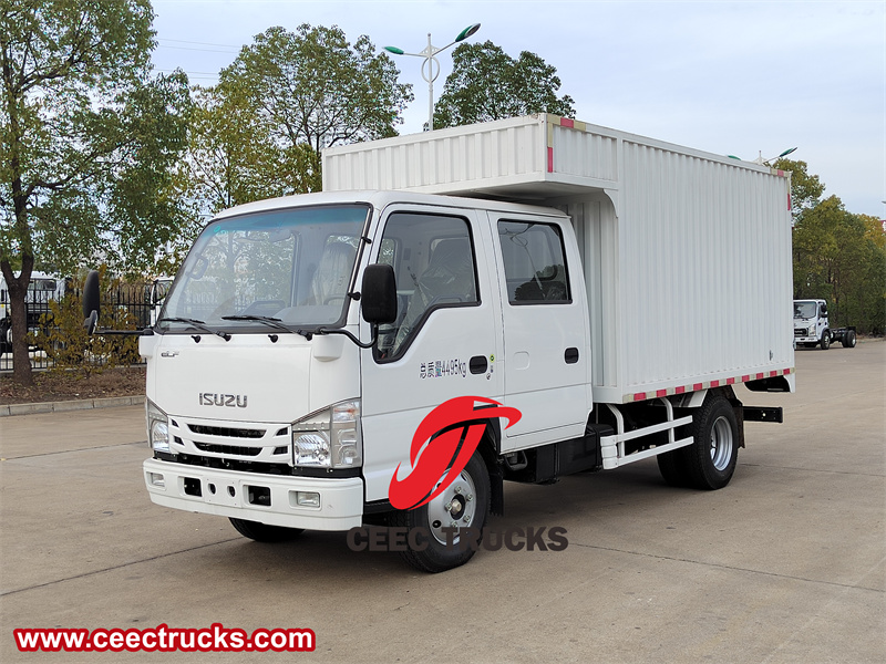 Isuzu 100P double row van truck