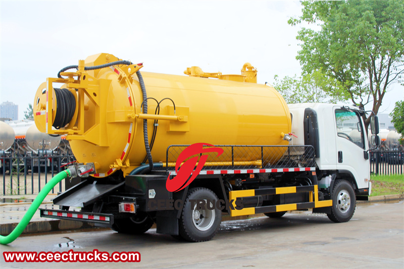 Isuzu NPR septic tanker truck