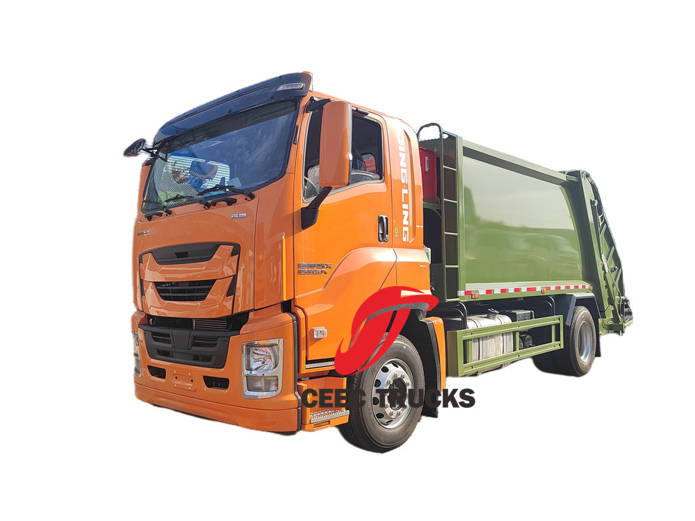 Isuzu 15 cbm waste management trash truck